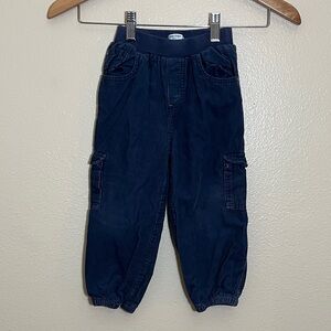 Baby Boden Navy Corduroy Cargo Pants